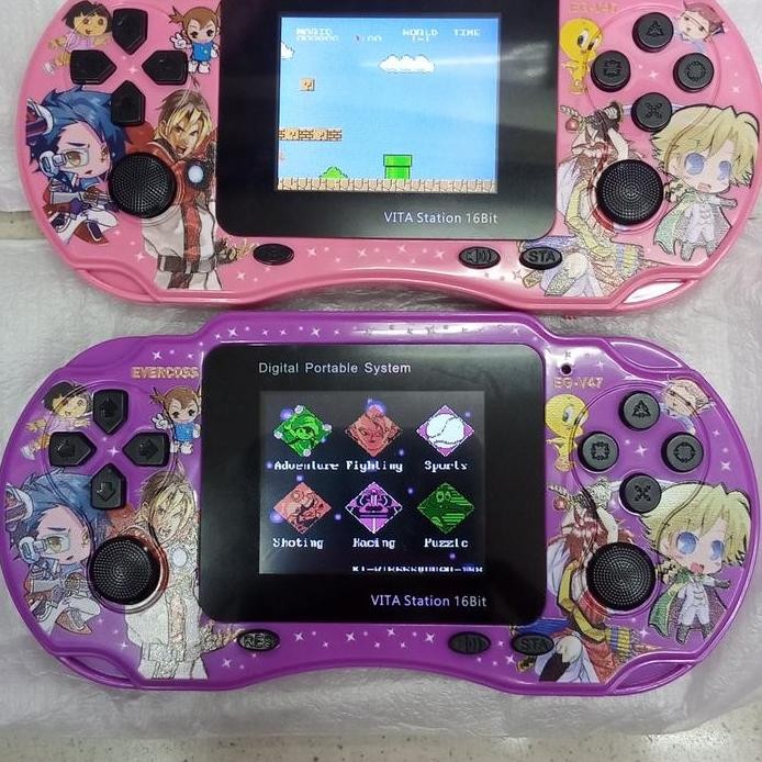 new PVP EVERCROS PSP CINA GAMEBOT PORTABLE RETRO MARIO WISH GAME NINTENDO