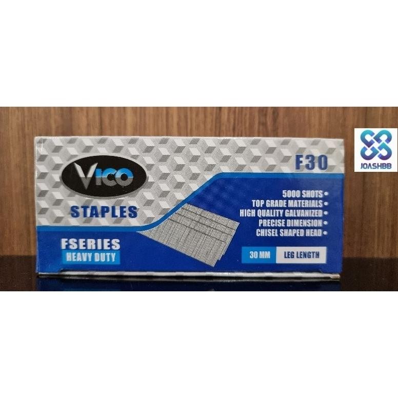 

Ready Isi Staples F30 Isi 5000Bh Mesin Paku Tembak Refill Air Nailer Stapler Gun