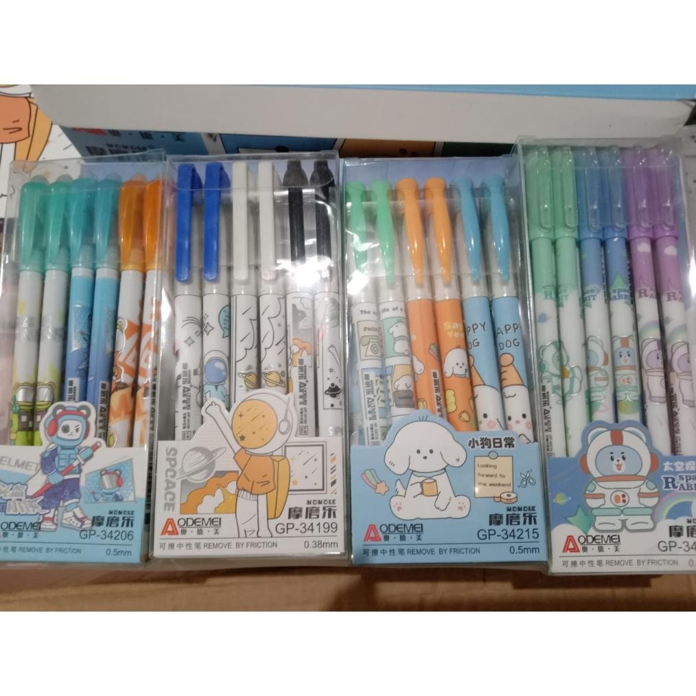 

Ready Ballpoint Gel Erasable / Pulpen Gel Bisa Di Hapus Murah (1Pak) +