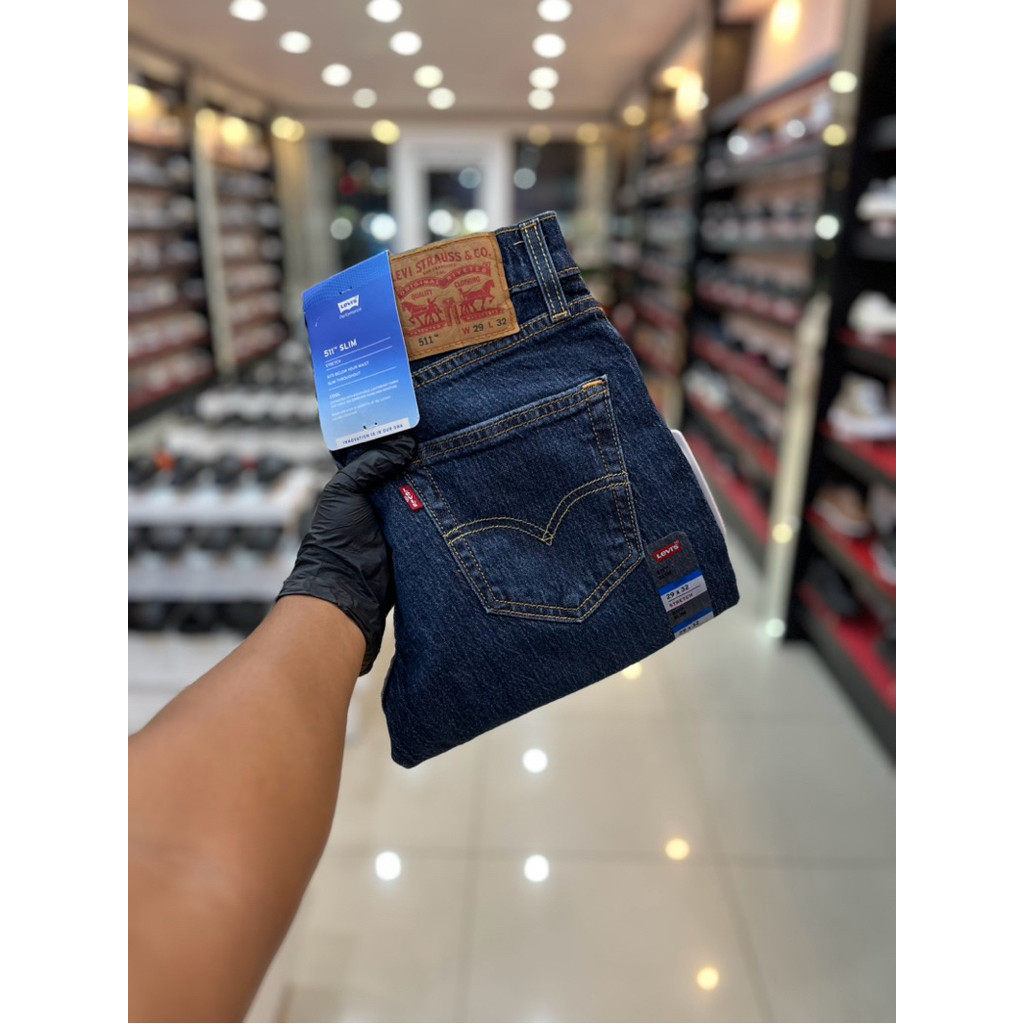 Celana Jeans Levis 511 Slim COOL Stretch Made In Vietnam Asli Original ( 04511 - 5847)
