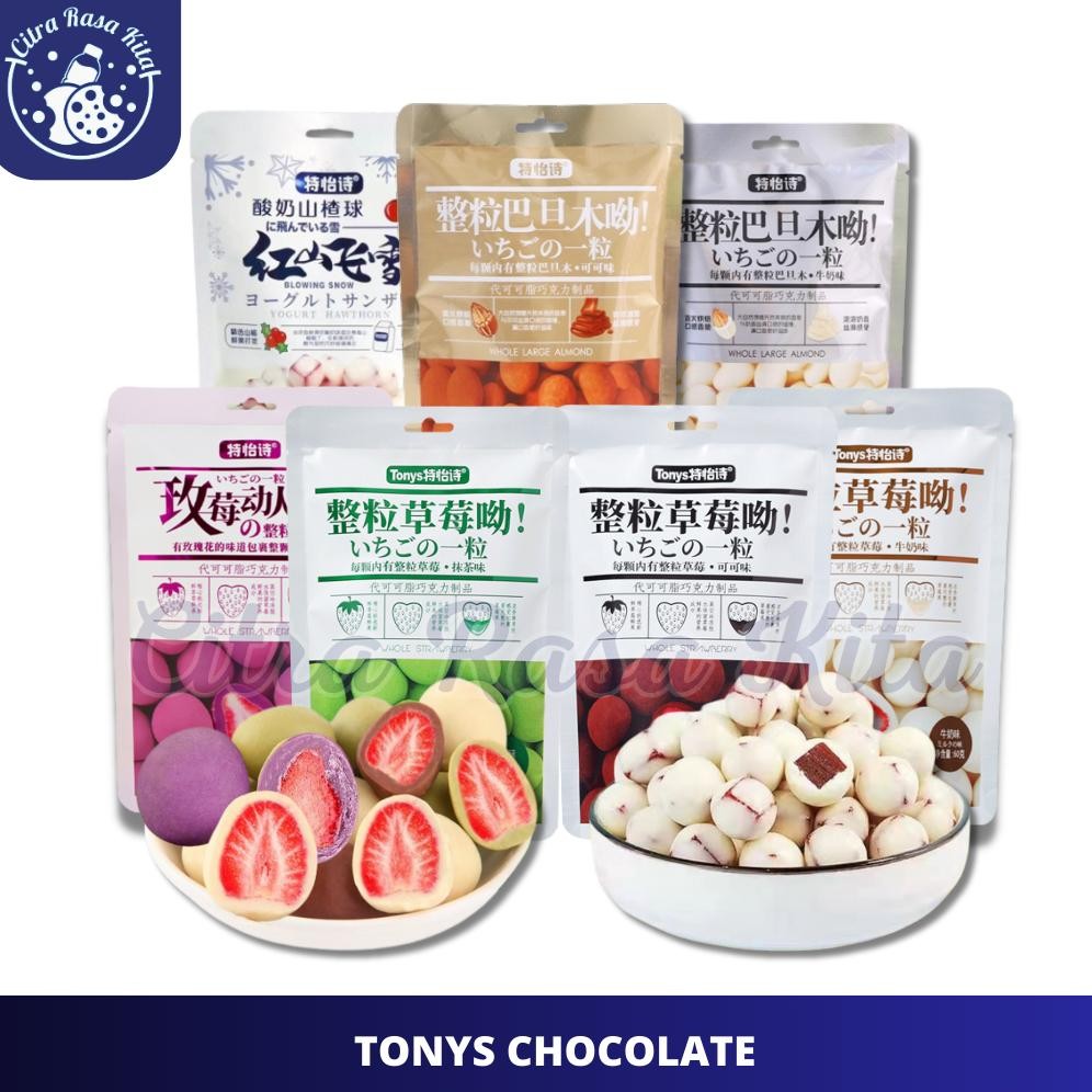 

Ready stok Terlaris Cemilan Coklat Stroberi/Tonys Strawberry Chocolate Termurah