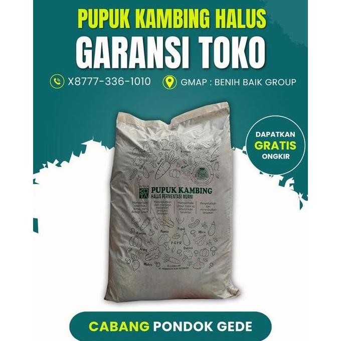 

Terlaris Media Tanam Pupuk Kandang Kambing Murni Siap Pakai Grosir Pondok Gede