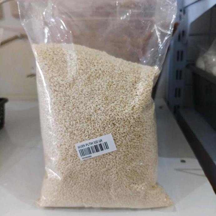 

Terlaris Wijen Putih Premium Taburan Onde 500 Gram