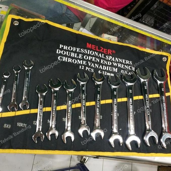 Terjangkau Kunci Pas Set 12 Pc (6-32 Mm) Melzer