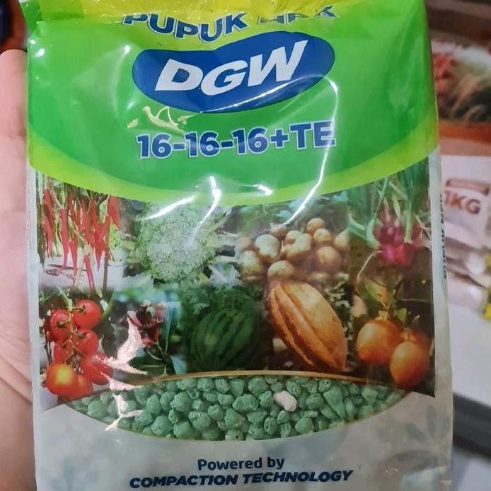 

Terlaris Pupuk Npk Dgw 16 - 16 - 16 + Te 1 Kg