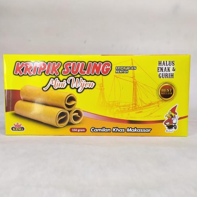

Terlaris Kripik Suling Mini Wijen Gerhana 150Gr