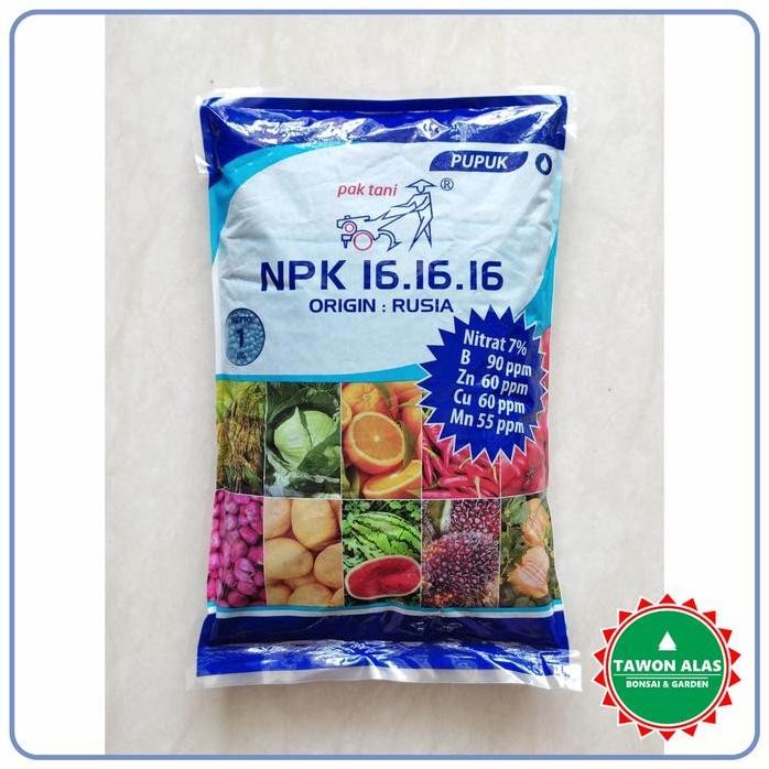 

Terlaris Pupuk Npk Mutiara 161616 Pak Tani 1Kg Original Asli Kemasan Pabrik