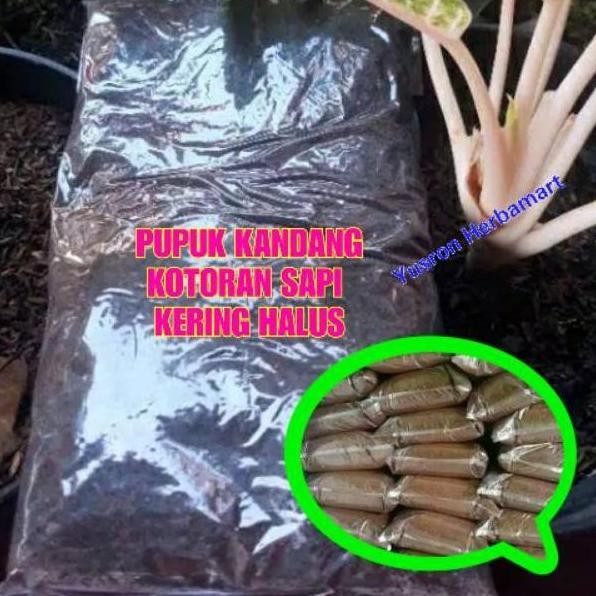 

Terlaris Pupuk Kandang Kotoran Sapi Kering Halus 1 Kg