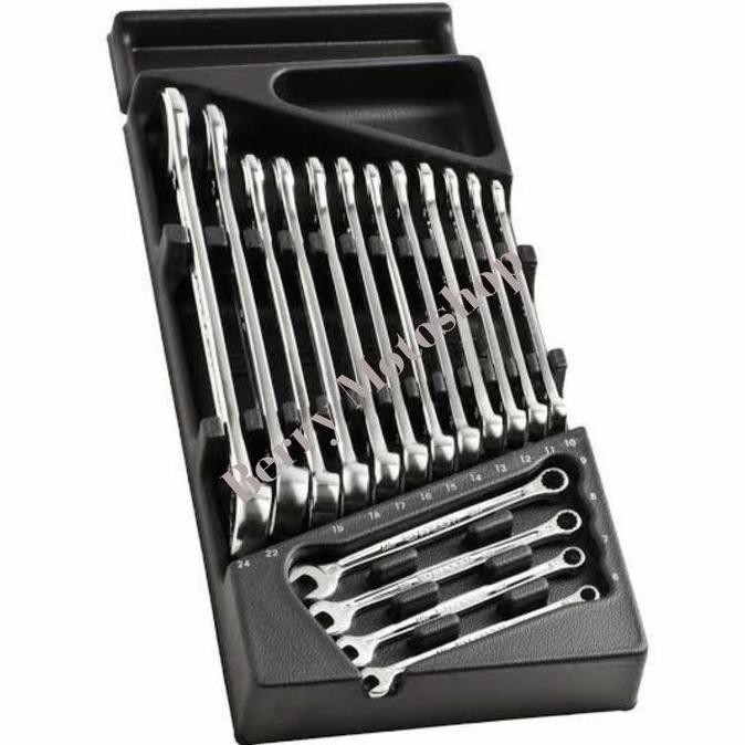 Terjangkau Kunci Ring Pas Set / Combination Wrench Set (16) Mod.440-1Pb Facom