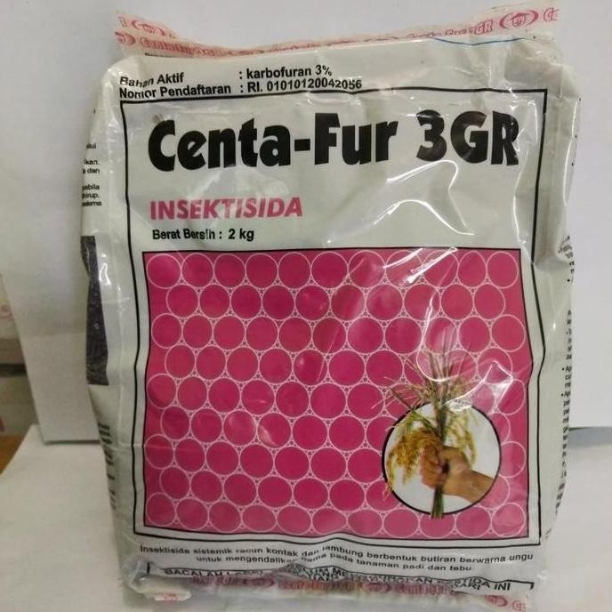 

Terlaris Pupuk Insektisida Centa-Fur 3Gr - Pembasmi Hama Padi 1Kg Repacking