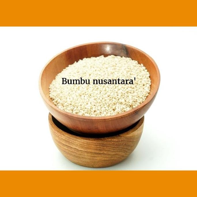 

Terlaris White Sesame Seed 100Gr / Biji Wijen Putih