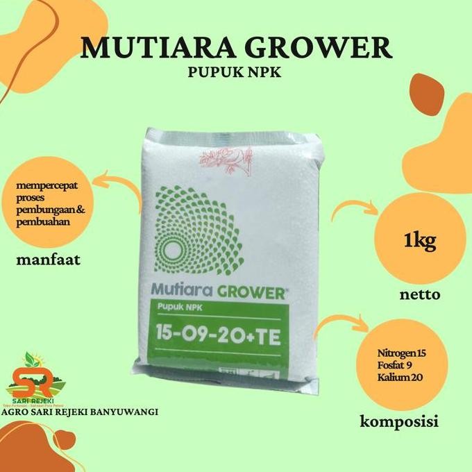 

Terlaris Pupuk Npk Grower Mutiara 1Kg