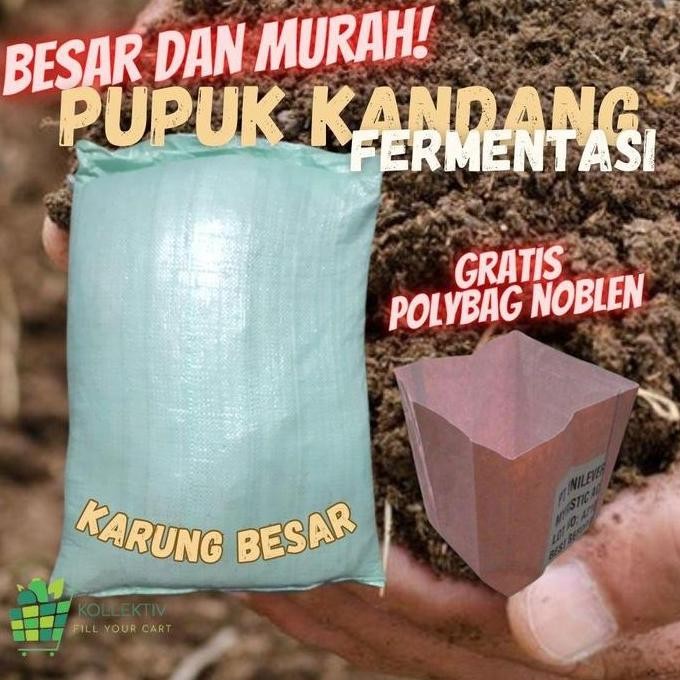 

Terlaris Allshop1- Kohe Pupuk Kandang Murni Halus Booster - Karung Besar