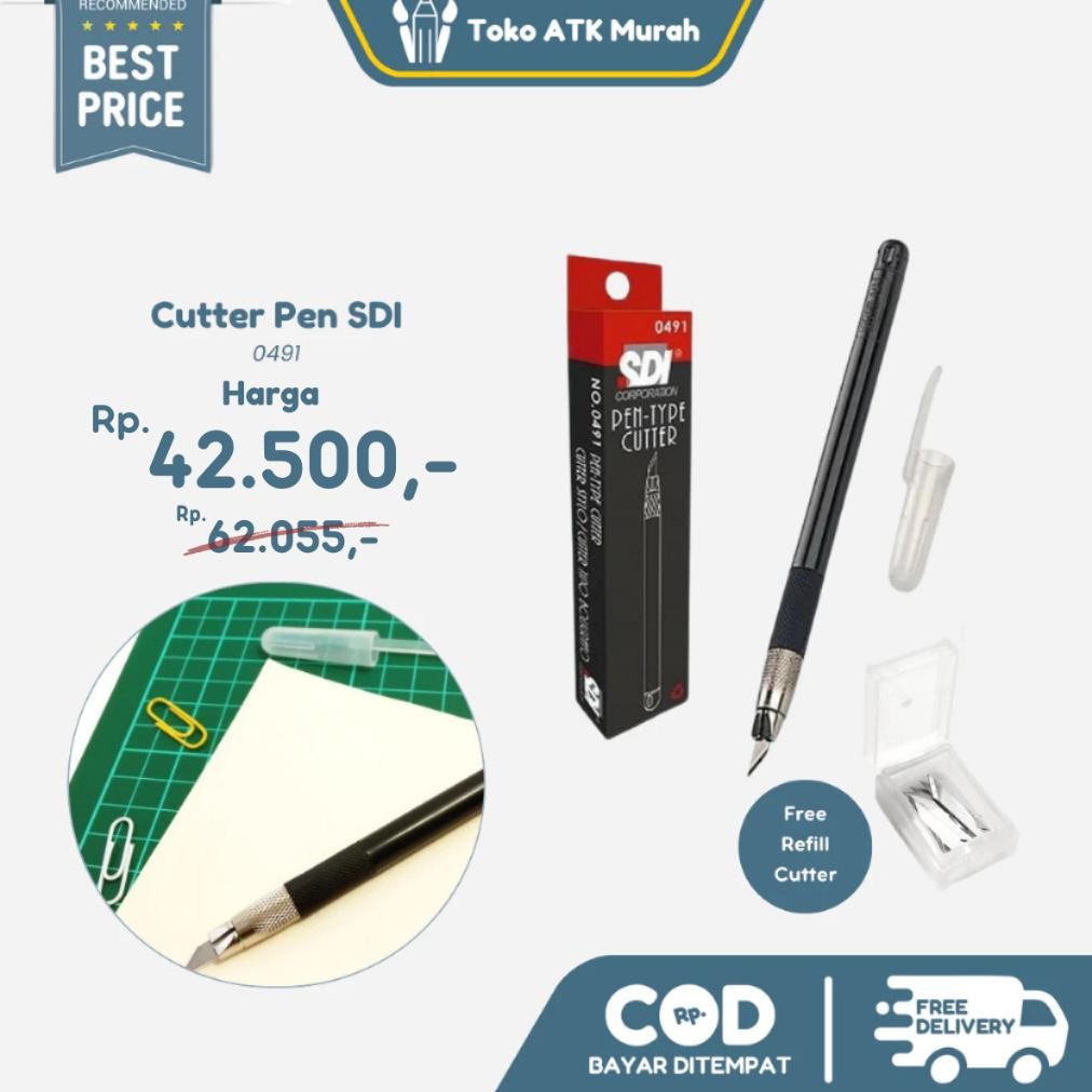 

NEW!!! NEW!!! Art Knife / Pen-Type Cutter SDI No. 0491