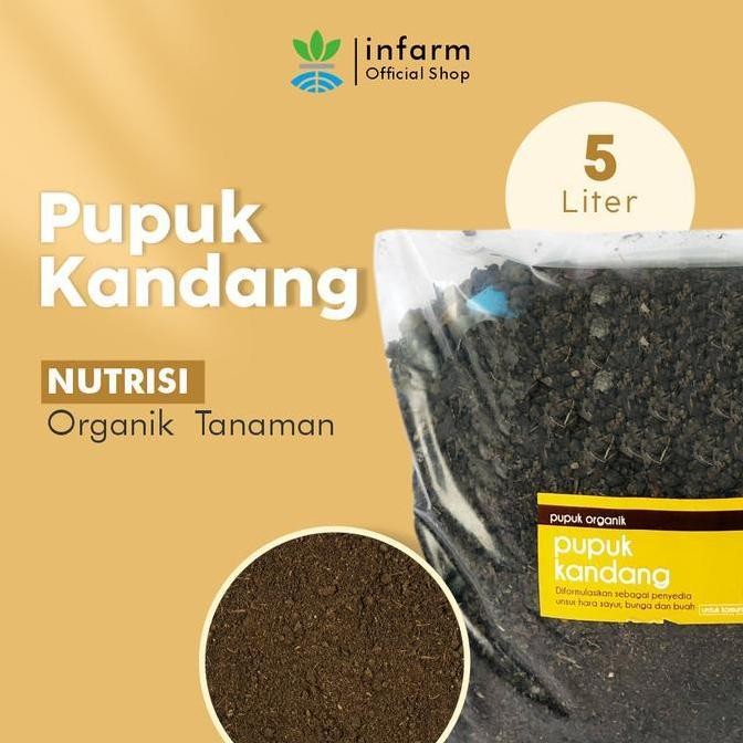 

Terlaris Terbaru Media Tanam Organik Pupuk Kandang 5 Liter Infarm Original