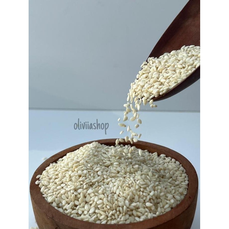 

Terlaris Biji Wijen Putih Kemasan 500Gr Dan 1000Gr