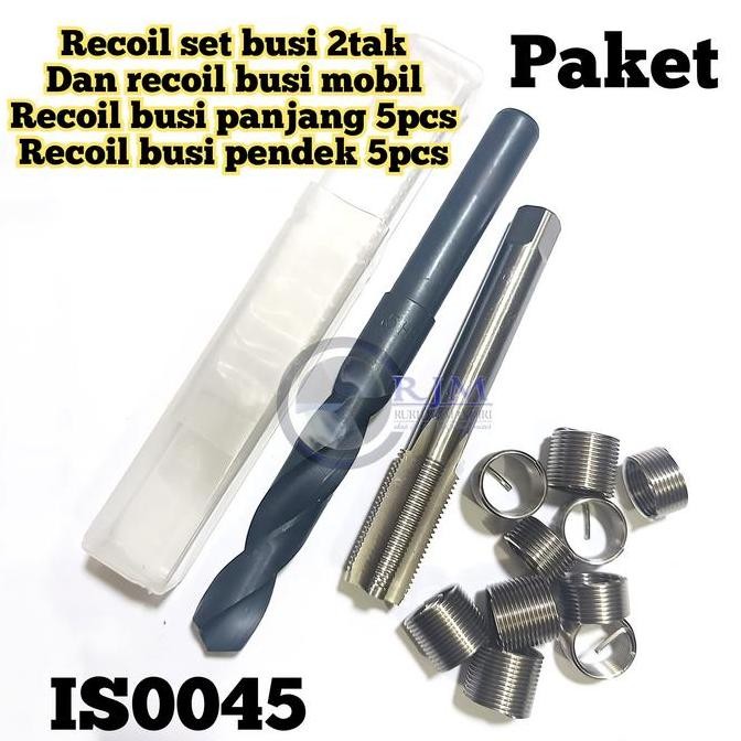 New recoil set recoil busi 2tak recoil busi mobil recoil busi panjang dan pendek m14x1.25