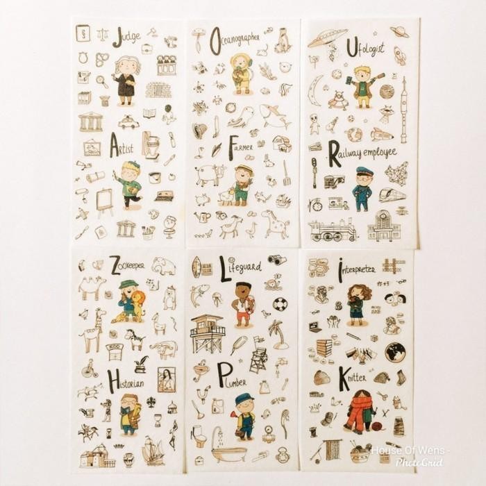 

Proffesion Deco Stickers - Sticker Deco Profesi Lucu Isi 6