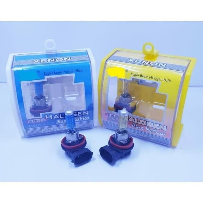 New LAMPU MOBIL HALOGEN XENON H11 12V 55W BULB LAMPU H11 PUTIH KUNING