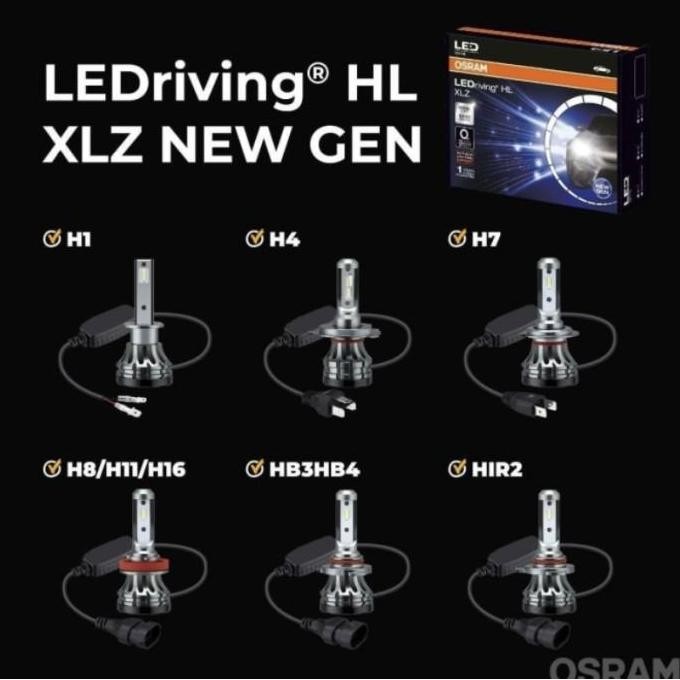 New Lampu Mobil AVANZA 2005-2018 - Osram LED Driving XLZ H4 Warna Putih