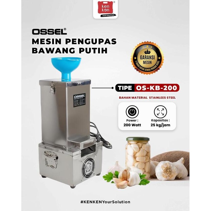 NEW OSSEL Mesin kupas bawang putih elektrik / mesin pengupas bawang Garlic