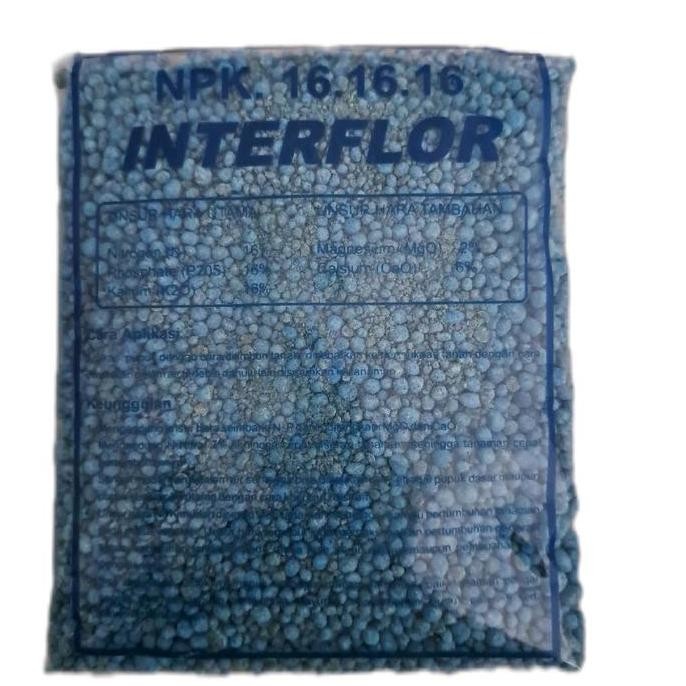 

Terlaris 500 Gram Repack Pupuk Npk 16-16-16 Interflor