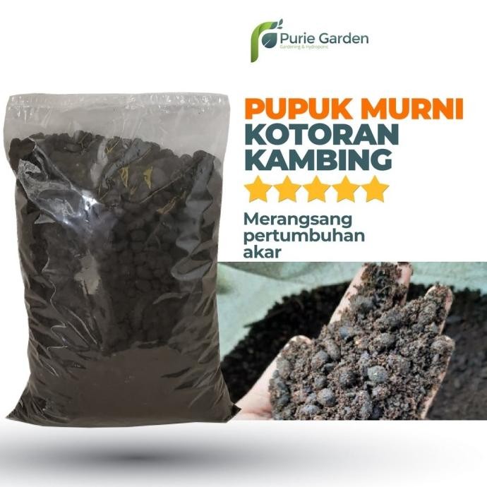 

Terlaris Pupuk Kandang Kotoran Kambing Murni 1Kg Pg Sby