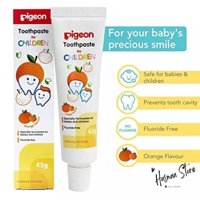STOK READY. PAKET SIKAT GIGI PASTA GIGI BAYI DAN ANAK ANAK PIGEON AMAN JIKA TERTELAN SIKAT GIGI SUPE