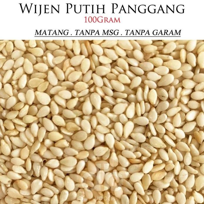 

Terlaris White Sesame Seed | Wijen Putih 100Gr