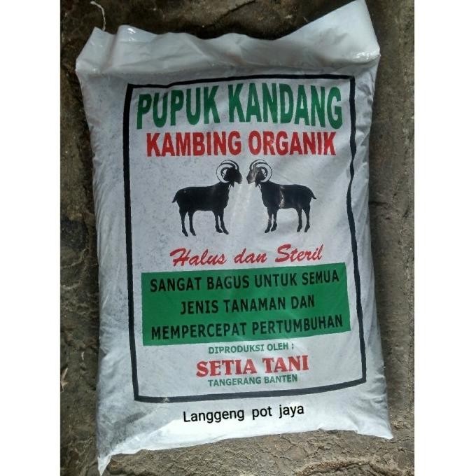 

Terlaris |Executive| Pupuk Kandang Kambing Organik Halus Dan Steril
