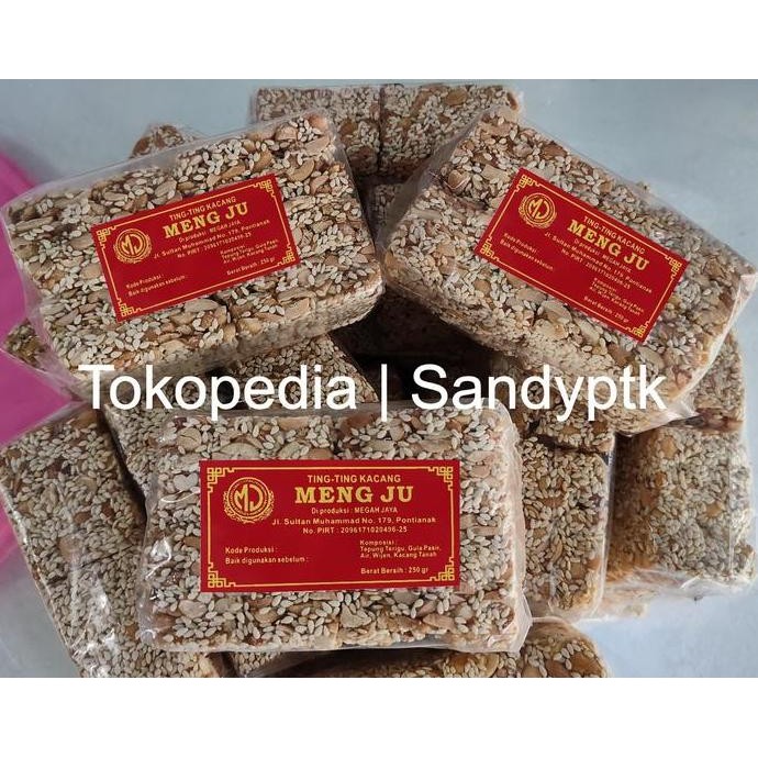 

Terlaris Ting Ting Kacang Wijen Kenyal Teng Teng Gula Nyon Thong Mengju Meng Ju