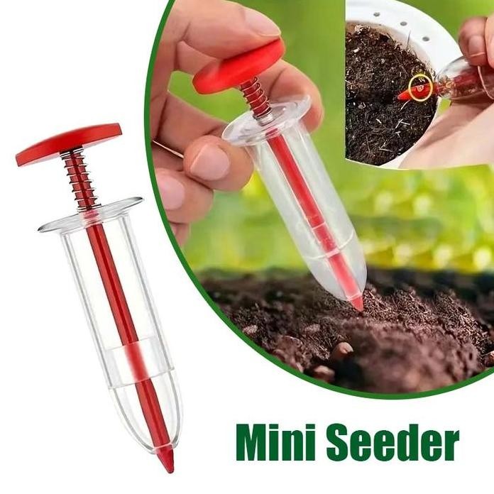 

Terlaris CodSeed Planter Mini Lat Semai Bibit Cabe Plastik Alat Tanam Biji Alat Semai Benih Kecil Alat Tanam Penabur Bibit Manual Utk Cabai/Gandum