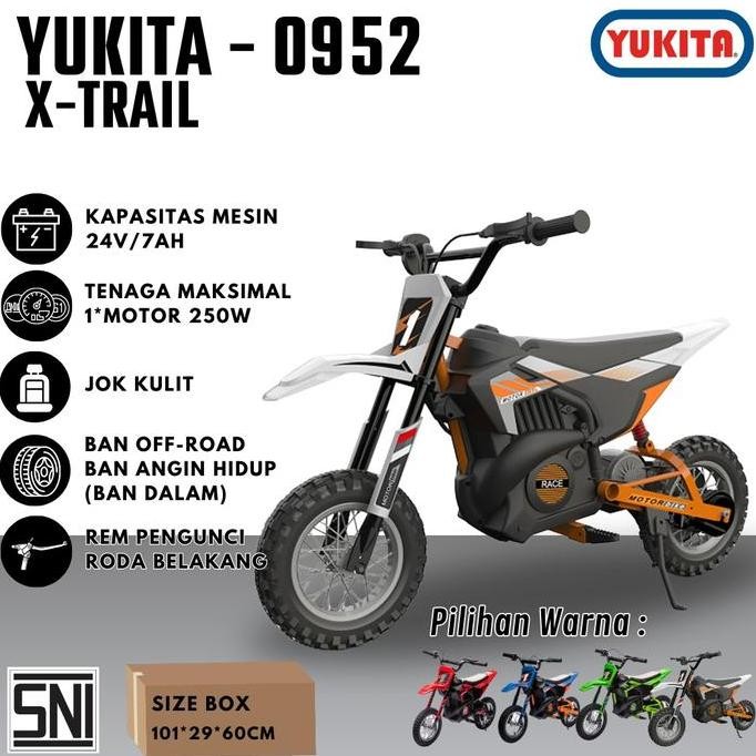 Murah Mainan Anak Motor AKI MOTOR YUKITA 0952 - X TRAIL Non COD