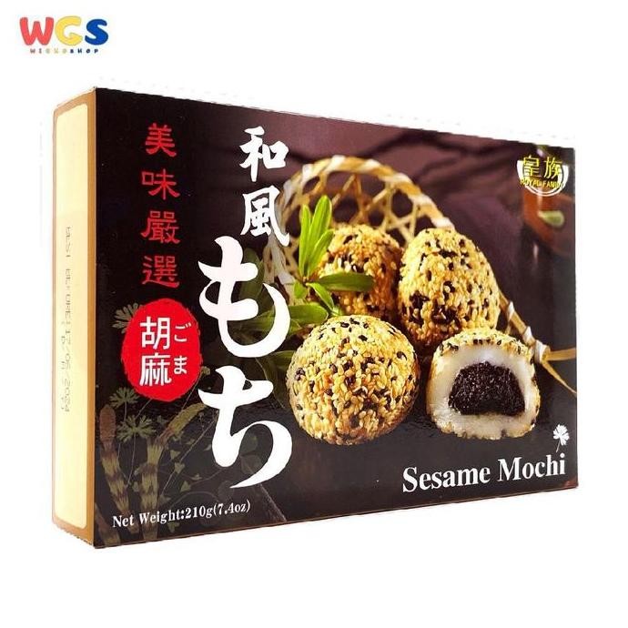 

Terlaris Royal Family Sesame Mochi Rice Cakes 210G - Pasta Wijen Gurih Dan Manis - Food