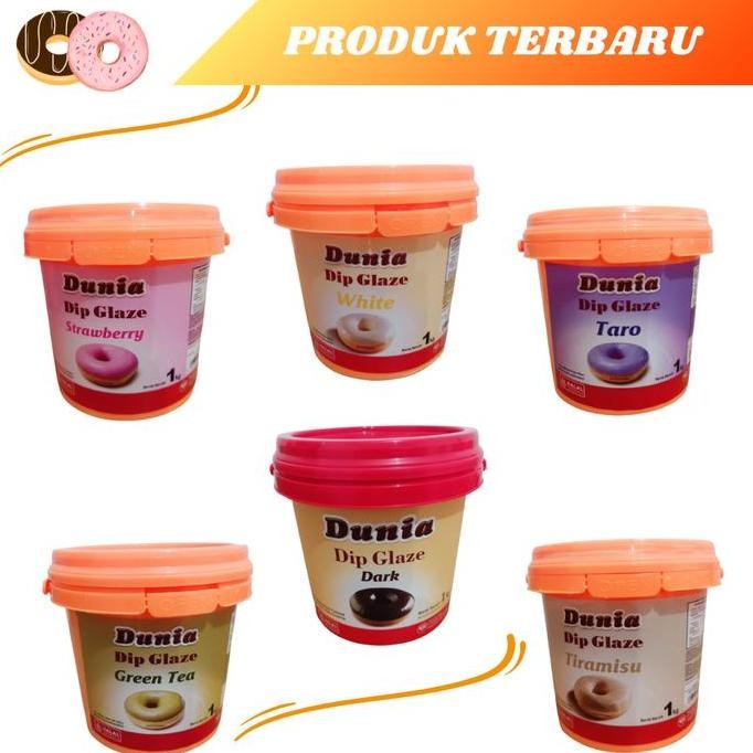 

Produk Baru!! Dunia Dip Glaze All Variant / Cokelat 1 Kg / Selai Dunia / Selai Donat / Selai Roti / Selai Kue 1kg