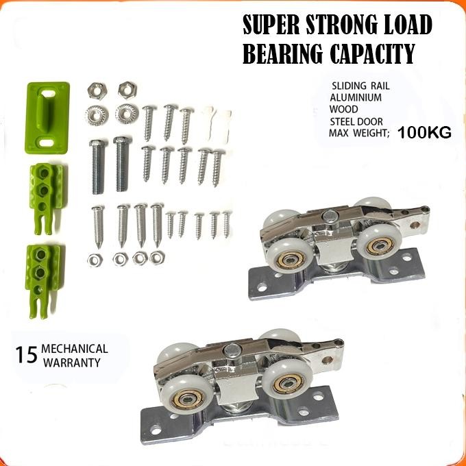 ND Stainless Steel Rel Pintu Slidding2,4M/1.8M/Geser gantung DELILE LG.708"/Rel Pintu/rel pintu gese