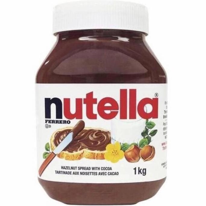 

Produk Baru!! Nutella 1 kg Hazelnut Chocolate Spread Selai Roti Kacang Coklat