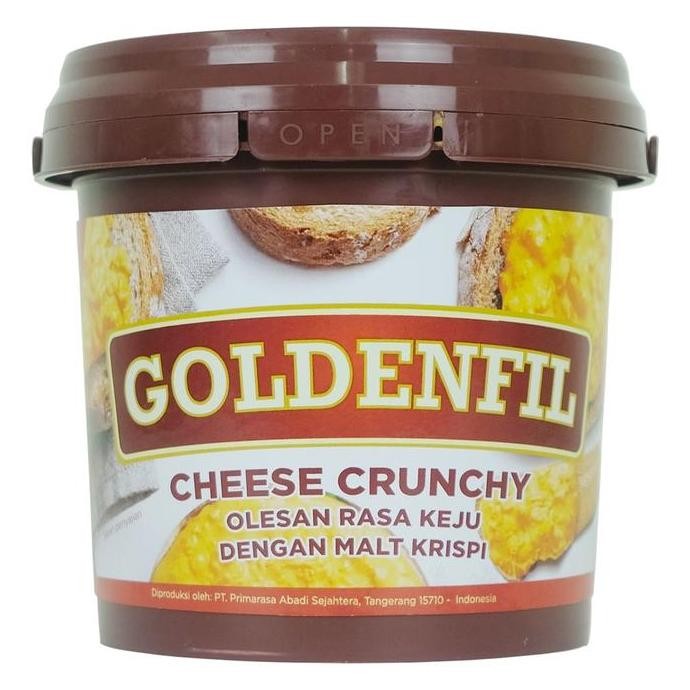 

Produk Baru!! Selai Roti Goldenfil Rasa Keju Cheese Crunchy & Spread 1 Kg