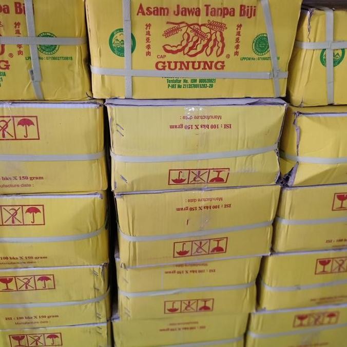 

ASAM JAWA TANPA BIJI CAP GUNUNG 1 DUS / 100 PCS TERMURAH