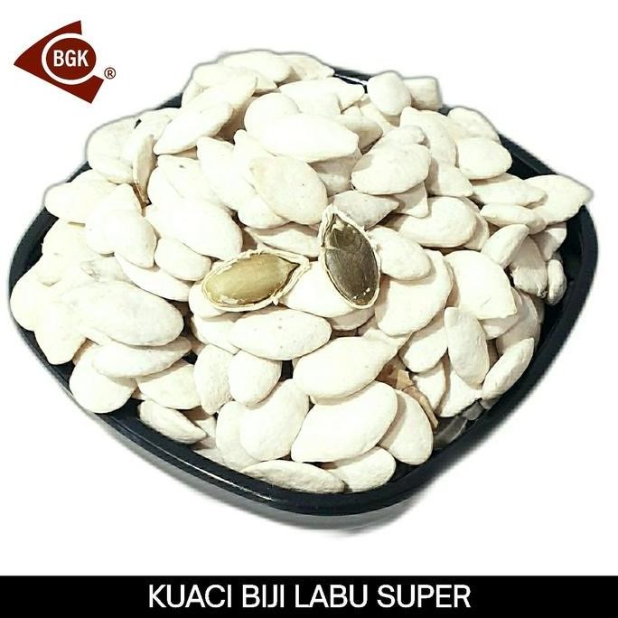 

KUACI PUTIH BIJI LABU ASIN 225 TERMURAH