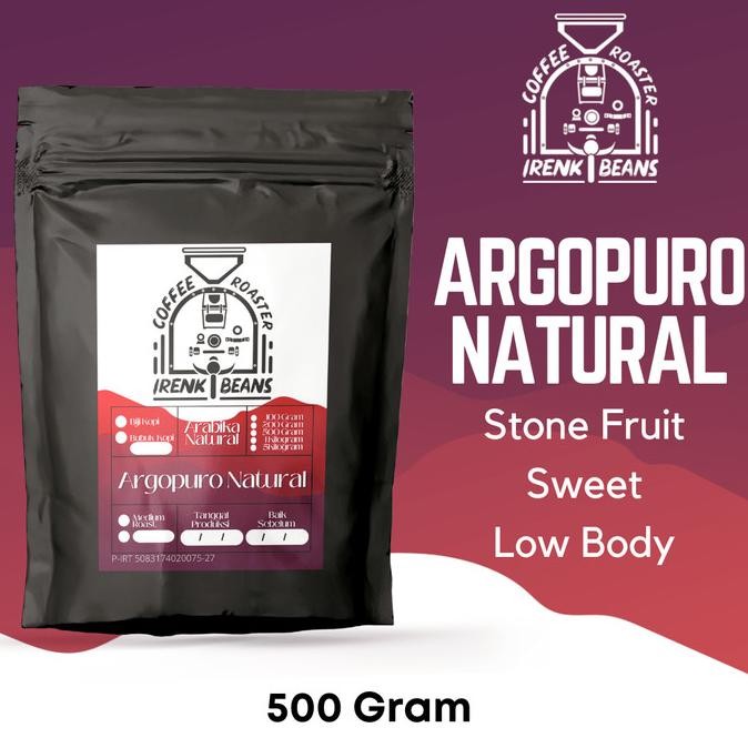 

KOPI ARABICA ARGOPURO NATURAL 500G BIJI BUBUK TERMURAH