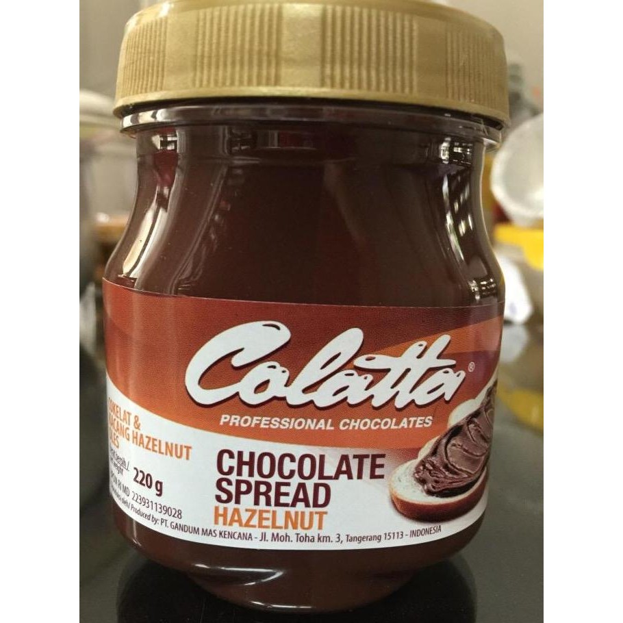 

Produk Baru!! Colatta Chocolate Spread Hazelnut Selai Coklat Kacang Hazelnut 220gr