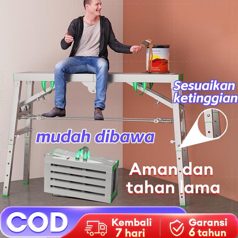 ND Alat Cat Scaffolding Steger Perancah Perancah Baru Tangga Lipat