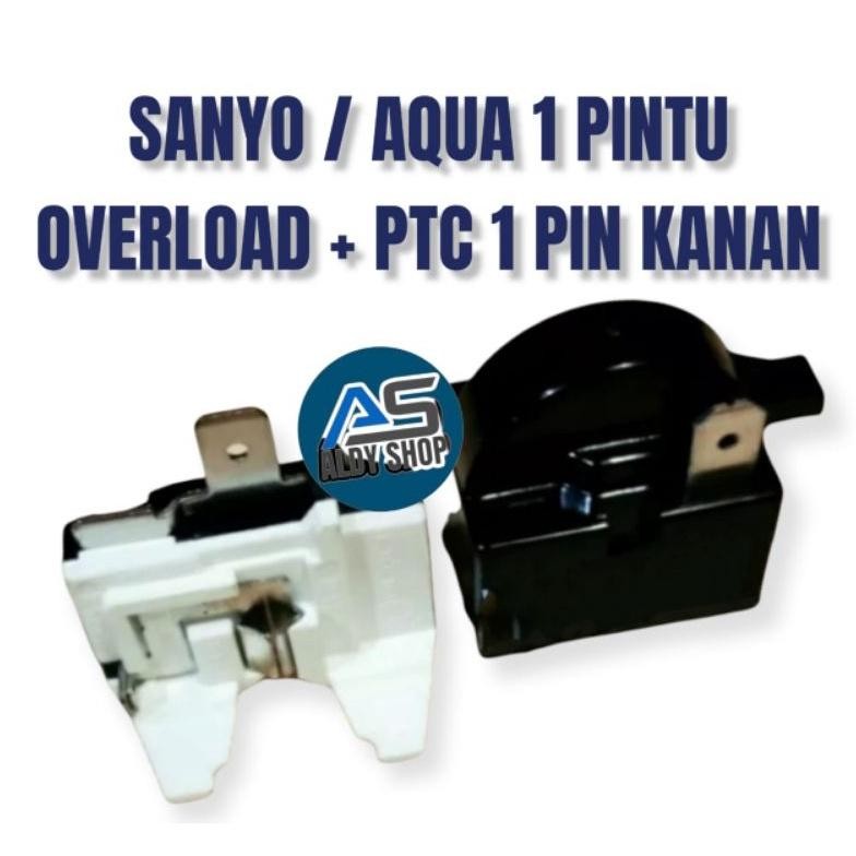 HJK overload kulkas Aqua 1 pintu / PTC relay kulkas aqua