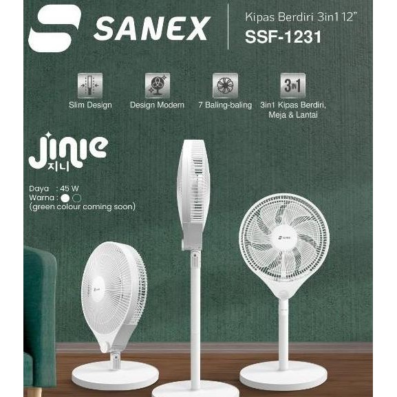 

Ane Ipa Angin F1231 12Inch 3In1 F1231 Tand Fan De Fan Floor Fan F 1231