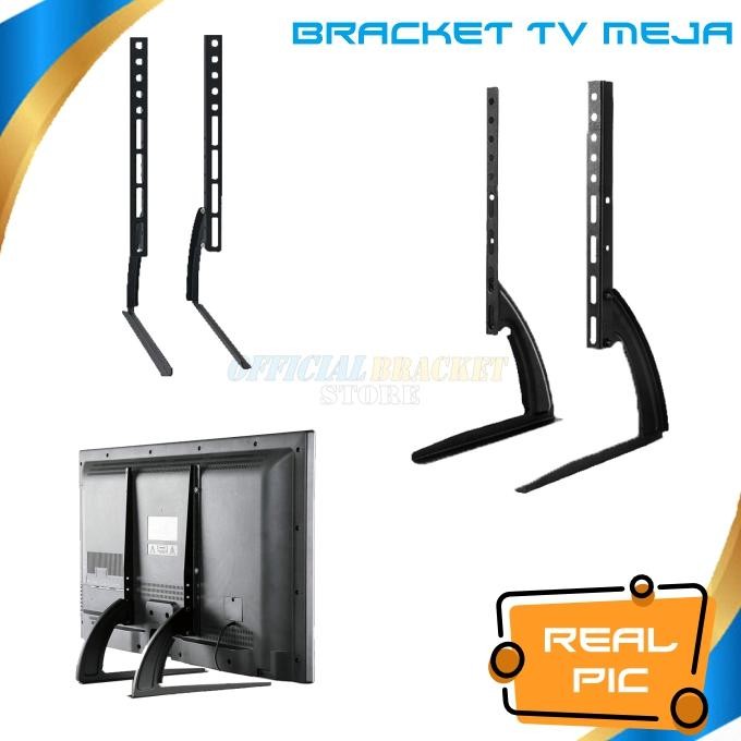 HJK Bracket TV 32 40 43 24 21 29 17 14 Inch Dijamin Cocok 14 - 43 In Universal Stand Kaki TV BOS1