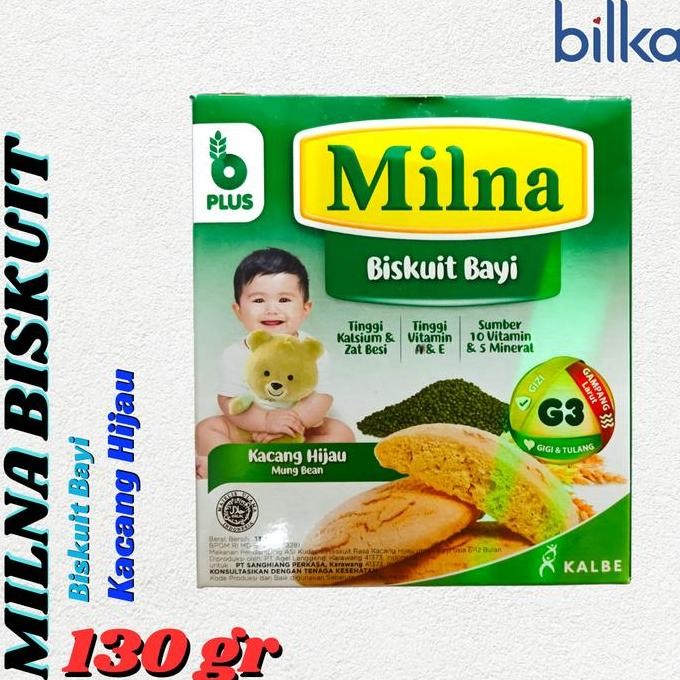 

Terlaris Milna Biskuit Bayi Kacang Hijau 130G