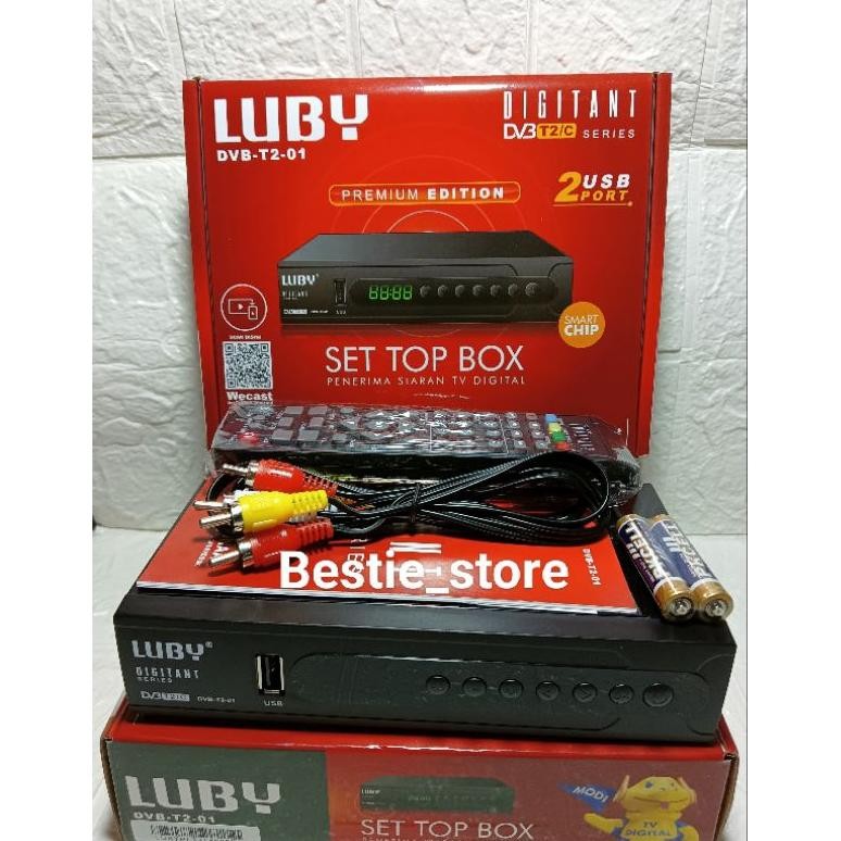 HJK Stb Luby T2-01 Penerima Siaran digital Tv_stb Luby terbaik murah
