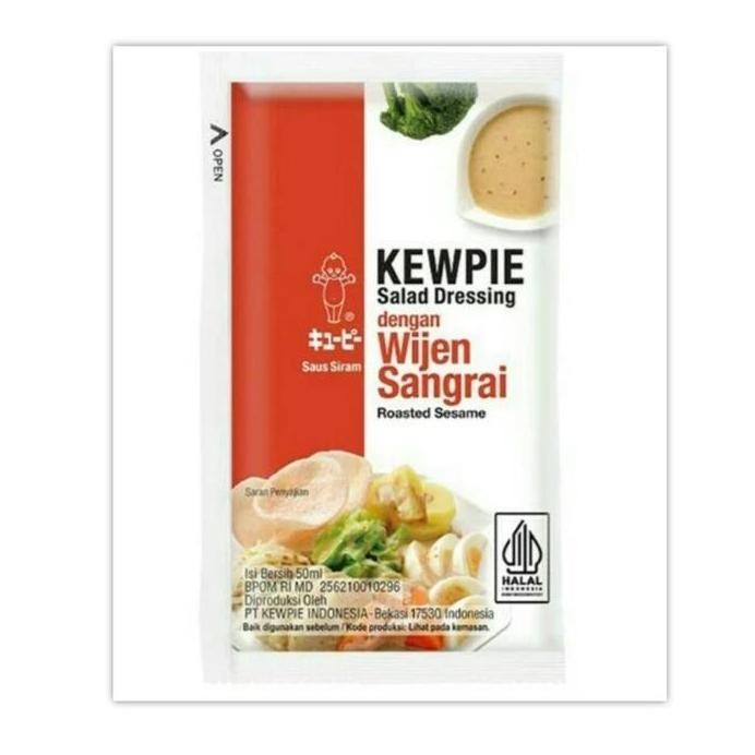 

Terlaris Kewpie Salad Dressing Wijen Sangrai 50 Gr