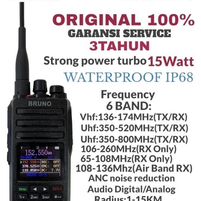 HT WALKIE TALKIE HT BRUNO CX9 HANDY TALKIE